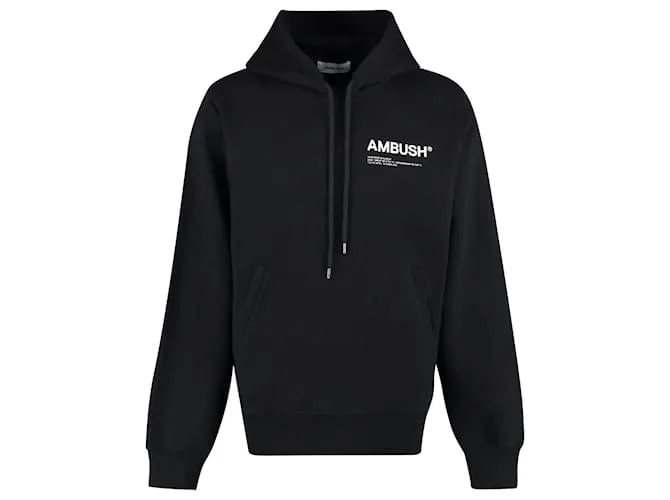 Autre Marque Sudadera con capucha de polar Workshop Natural Negro 