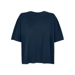 BOXY WOMEN - CAMISETA OVERSIZE DE MUJER marino