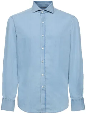 Camisa de denim ligero