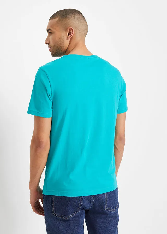 Camiseta (2 unidades) esmeralda+azul marino
