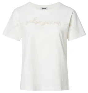CAMISETA CON BRANDING BORDADO MUJER SALSA