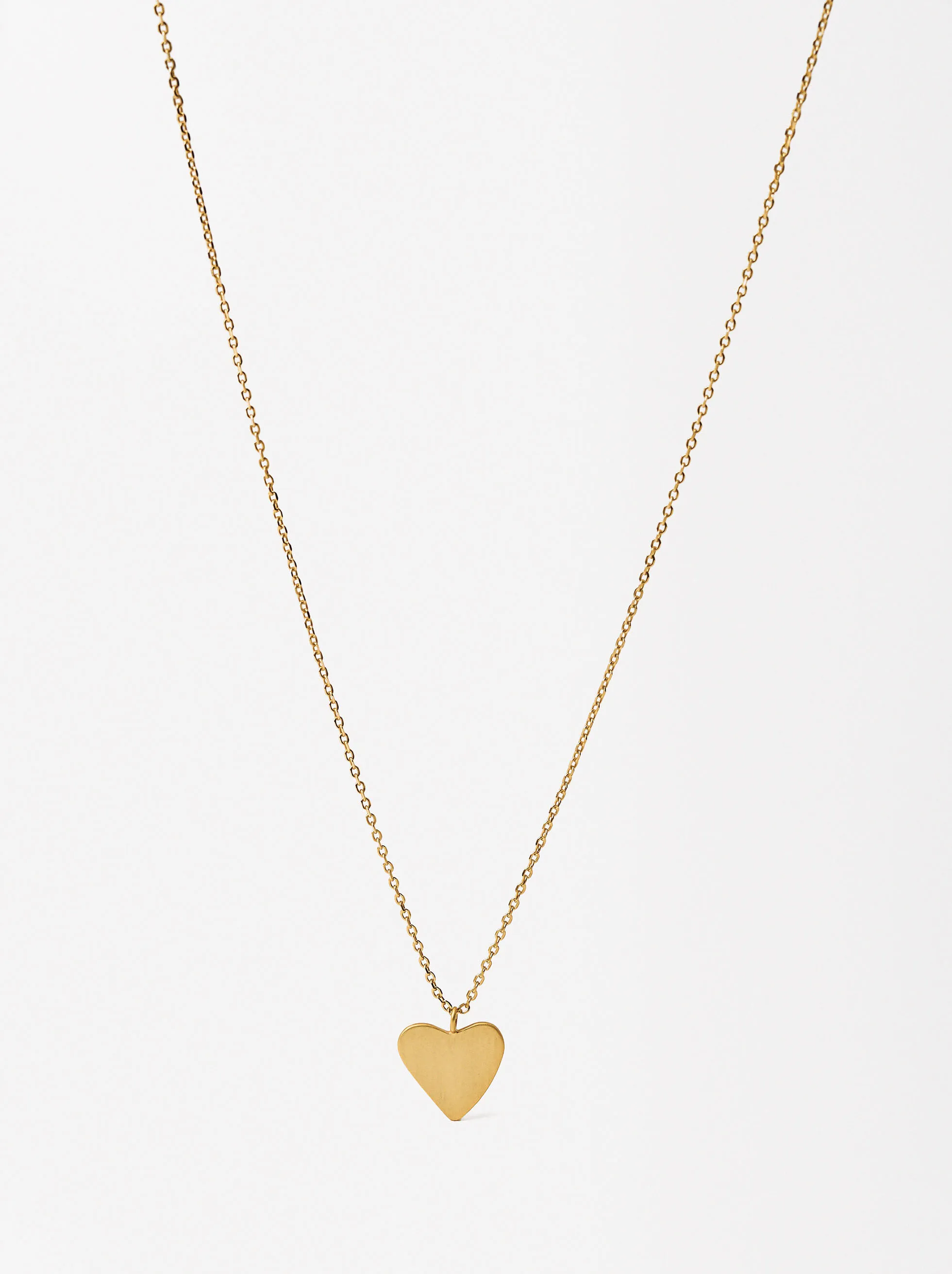 Collar Con Corazón - Plata De Ley 925