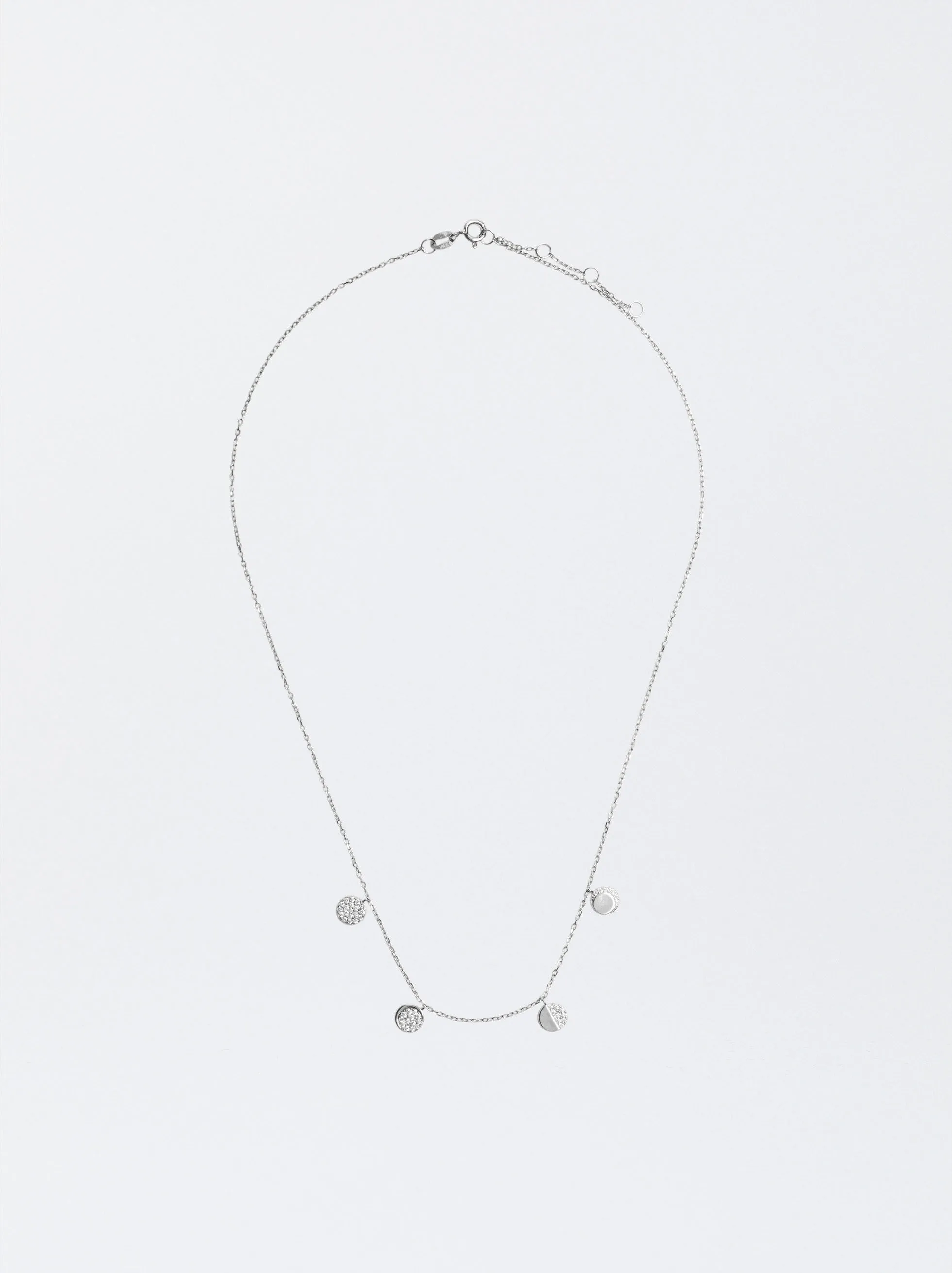 Collar De Plata 925 Con Circonitas