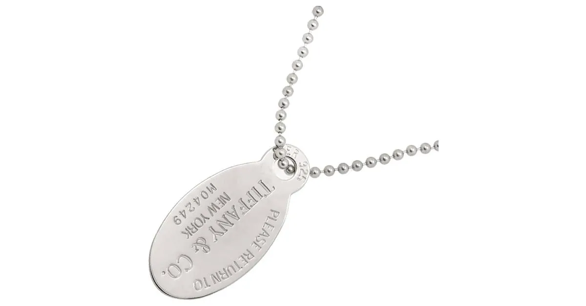 Collar largo de regreso Tiffany & Co. 