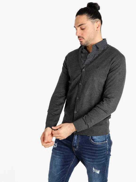 Coveri Moving Cárdigan de punto para hombre con botones.
