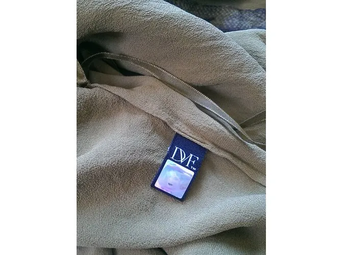 Diane Von Furstenberg Camisa Castaño Caqui 