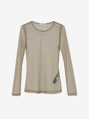 Dorothee Schumacher Top Transparente Brillos