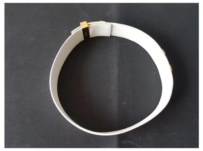 Hermès collar de perro Blanco 
