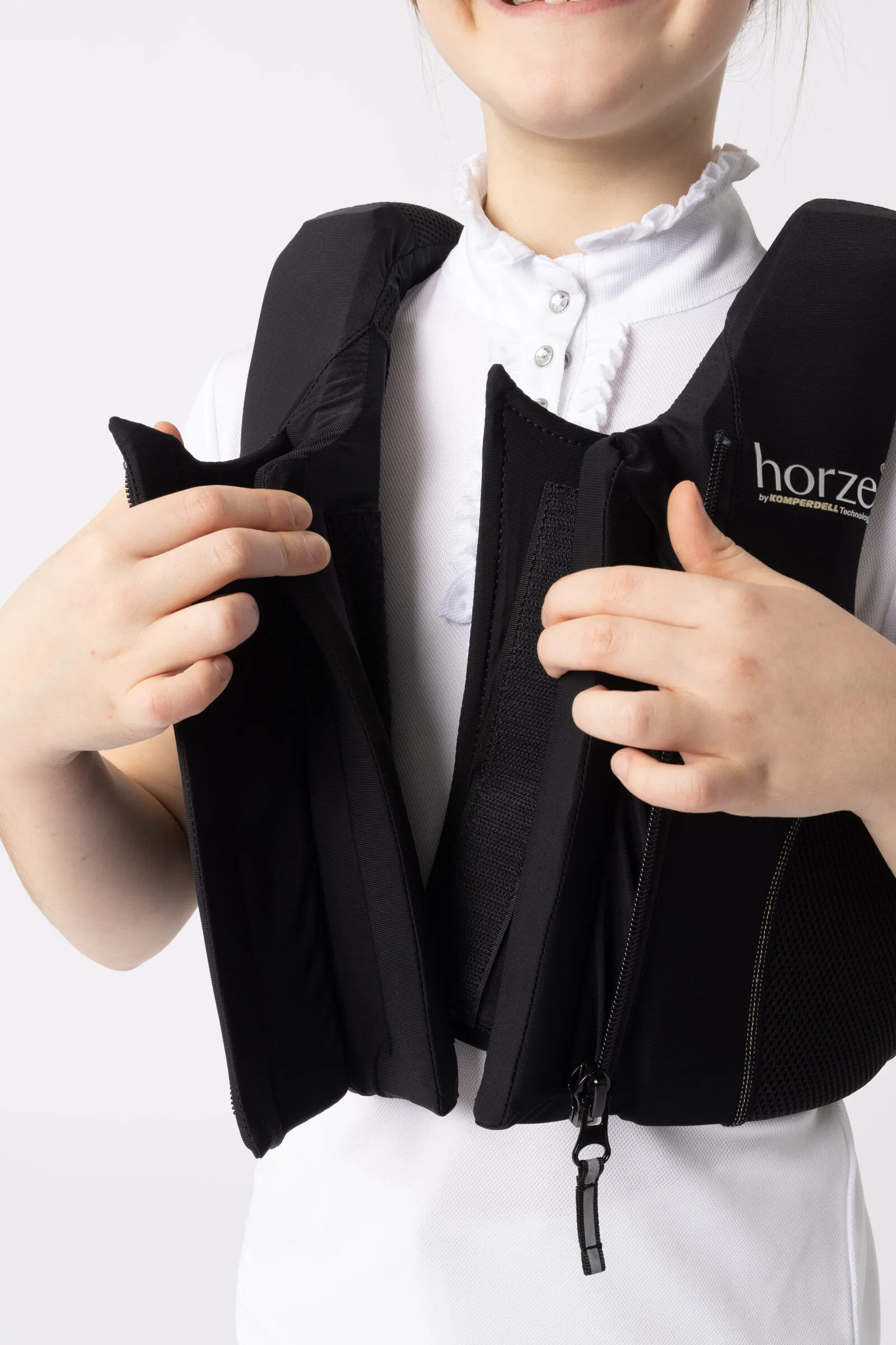 Horze Chaleco de Seguridad Protector de Equitación Caleri Junior