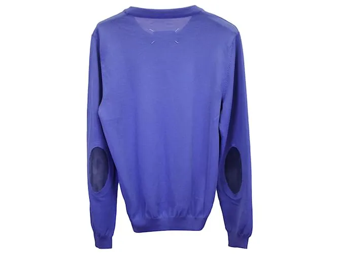 Maison Martin Margiela Jersey de punto Maison Margiela en lana azul 
