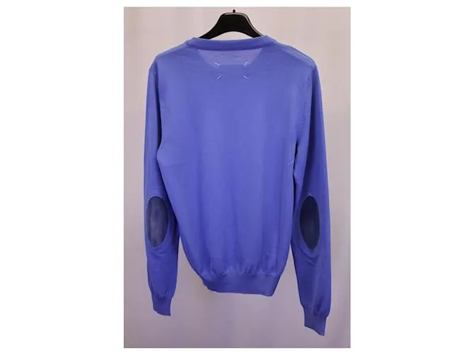 Maison Martin Margiela Jersey de punto Maison Margiela en lana azul 