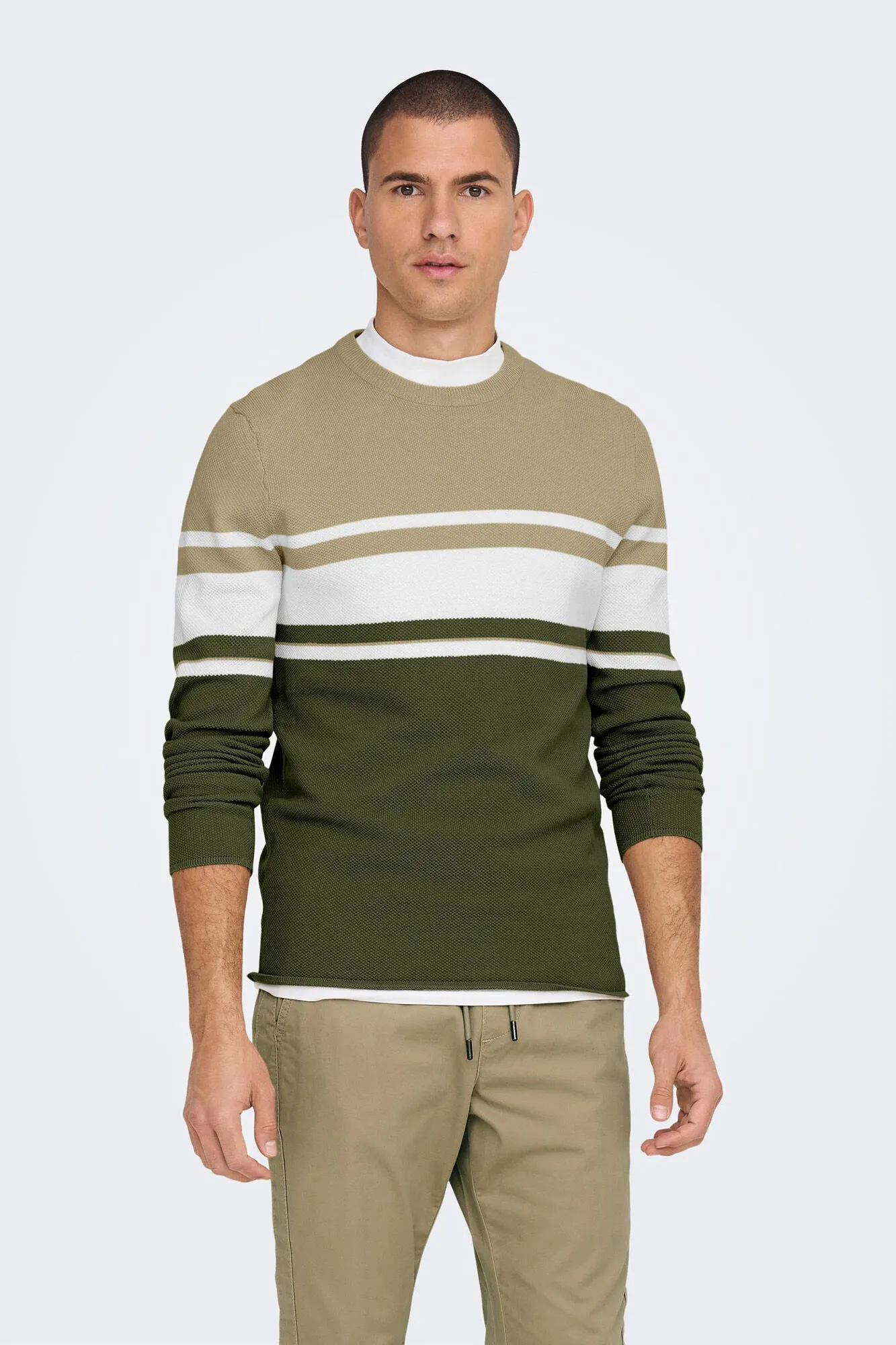 Only & Sons Jersey cuello redondo