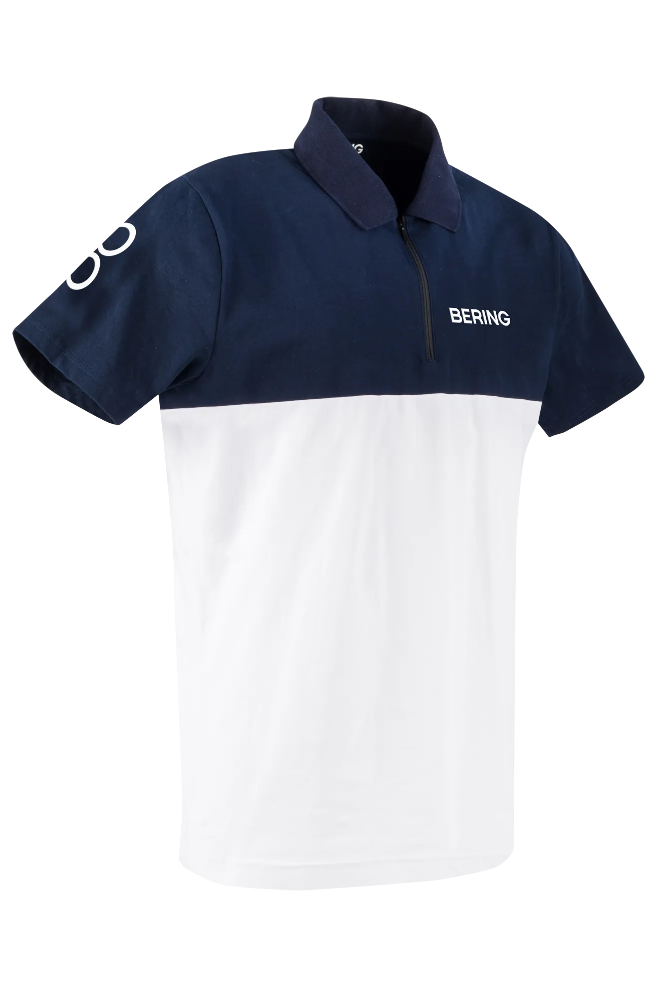 Polo Mujer Bering Blanco-Azul Marino
