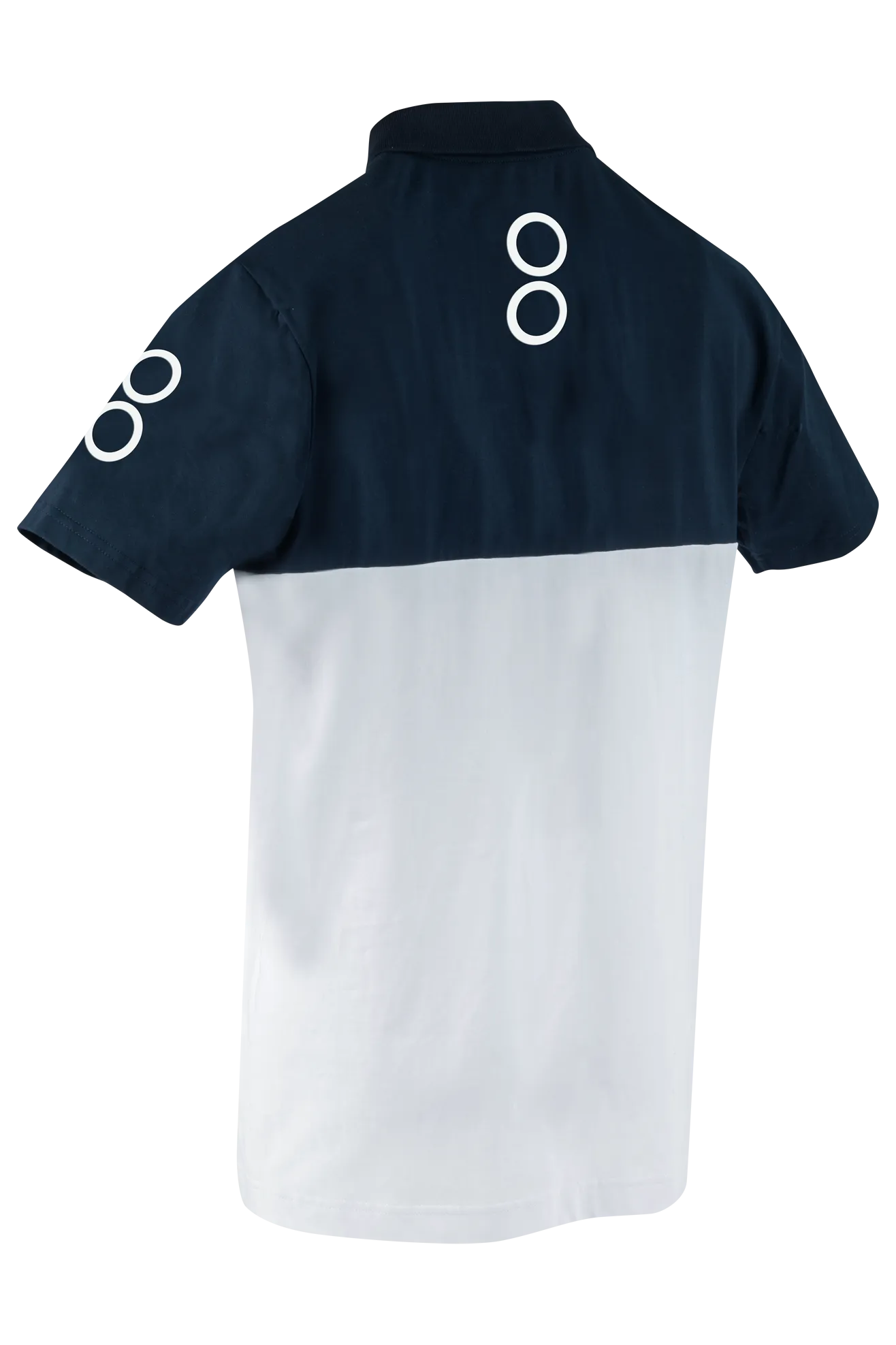Polo Mujer Bering Blanco-Azul Marino