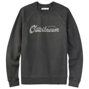 Sudadera Outerknown Outerknown Script Crew Faded Black