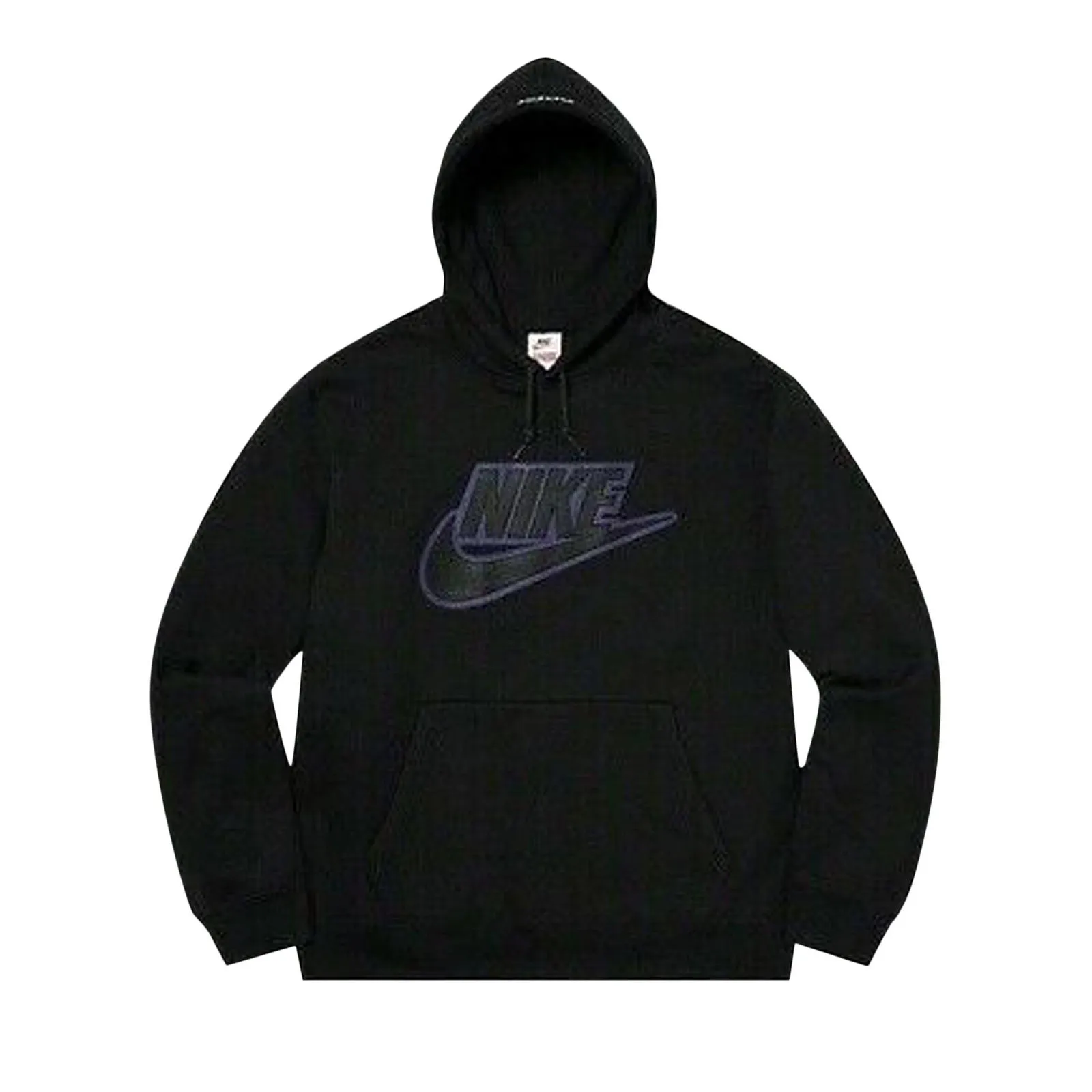 Supreme Nike x Leather Appliqué Hooded Sweatshirt