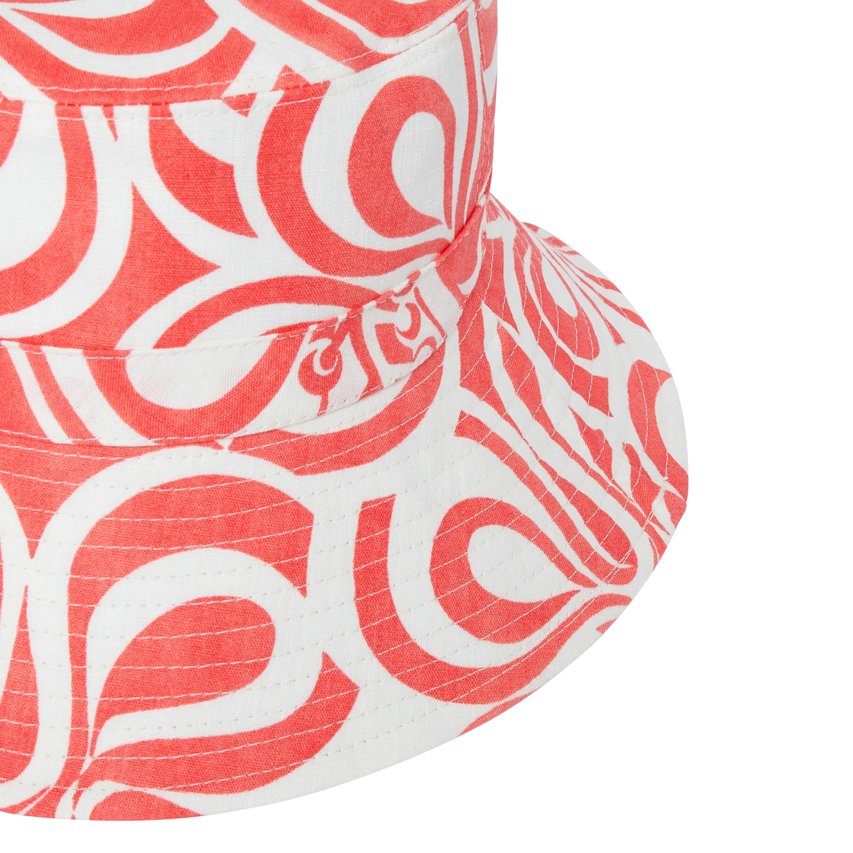 TARA JARMON CHLOE - Gorro bob de algodón estampado en naranja
