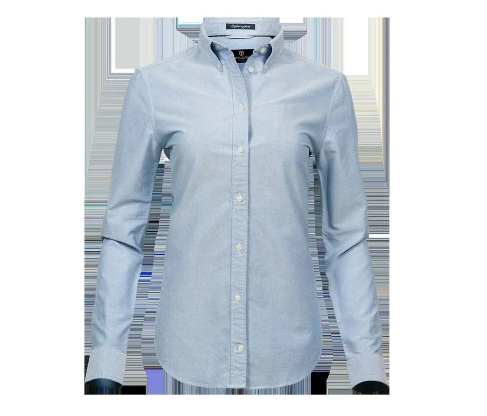 Tee Jays TJ4001 - Camisa Oxford Para Mujer - Azul claro
