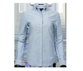 Tee Jays TJ4001 - Camisa Oxford Para Mujer - Azul claro