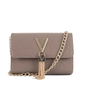 VALENTINO - Bandolera mini taupe Divina VBS1R403G 