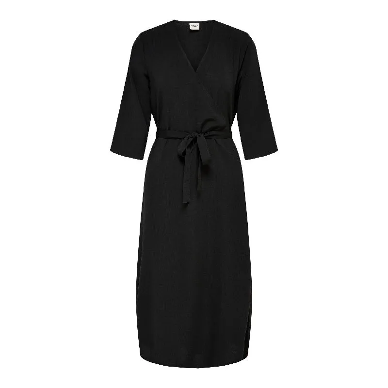  Vestidos Jdy Jdylion 3 4 Wrap Dress Wvn Noos