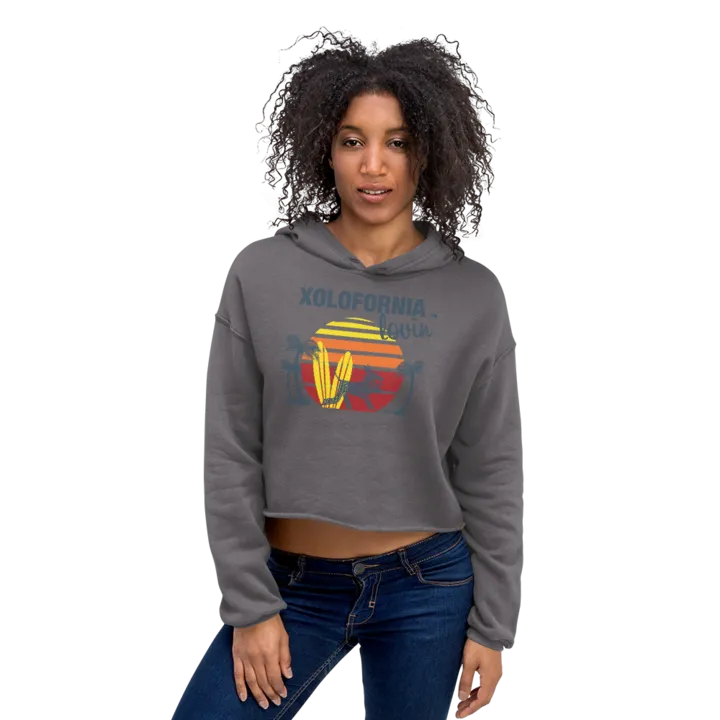 XOLOFIRNIA LOVIN' - CROP HOODIE